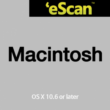 eScan for Mac - 이스캔 매킨토시용 컴퓨터 바이러스 백신