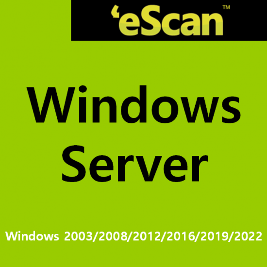 이스캔 윈도우 서버용 컴퓨터 바이러스 백신 - eScan for Windows Server 실속만점 윈도우 서버용 컴퓨터 바이러스 백신 -  랜섬웨어 차단, 휴리스틱 알고리즘, 데이터 보호, 양방향 방화벽, 1개월 무료 평가판 제공