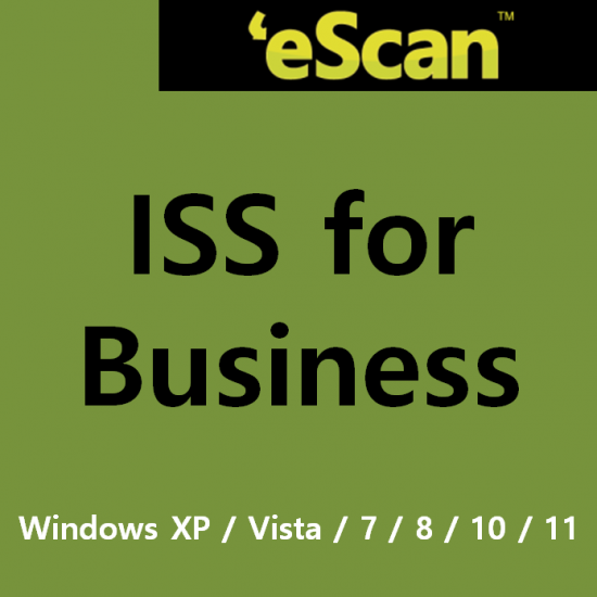 eScan ISS for Business - 이스캔 기업용 컴퓨터 바이러스 백신 eScan 기본 백신에 DLP 기능과 웹보호, 윈도우(Windows) 중앙관리 기능이 추가된 제품, 컴퓨터 바이러스 백신