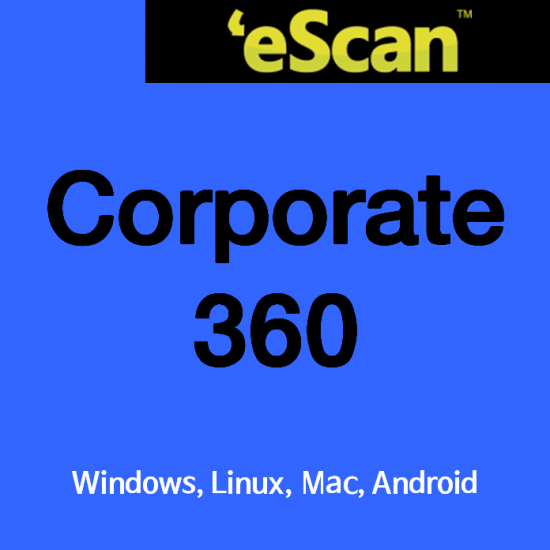 eScan Corporate 360 - 이스캔 기업용 컴퓨터 바이러스 백신 Windows, Linux, Mac, Android(MDM) 통합관리 컴퓨터 바이러스 백신 - 별도견적